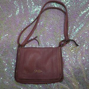 Jessica Simpson Pink purse (zipper detail) (small)